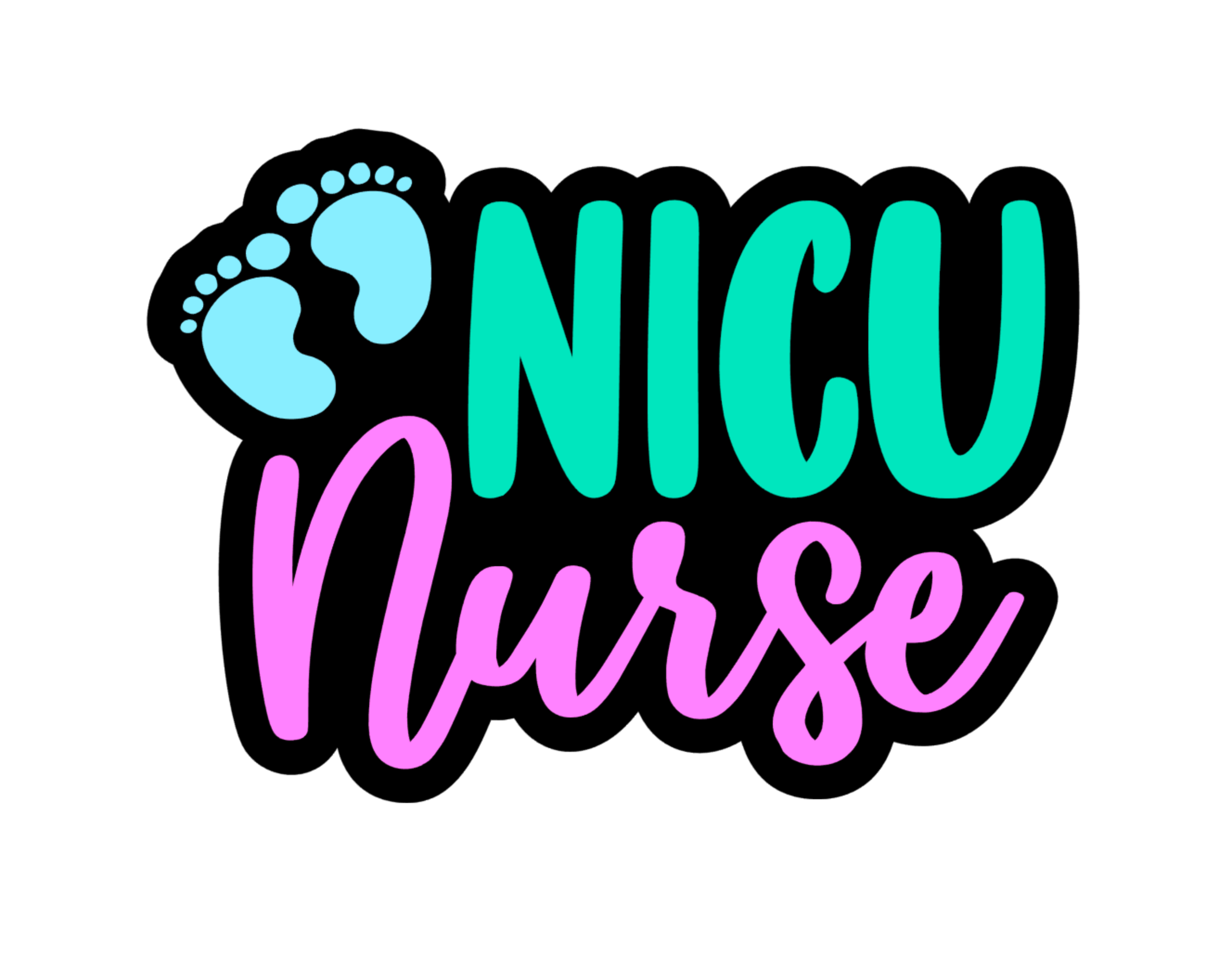 Buy NICU Because The Little Things Matter Blue - Nurse Badge Reel