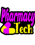 Pharmacy Tech Acrylic Badge Blank