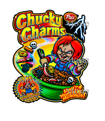 Chucky Charms Decal & Acrylic Blank COMBO