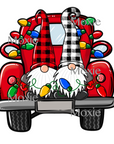 Christmas Truck Decal & Acrylic Blank COMBO