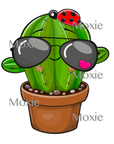 Cactus Sunglasses Decal & Acrylic Blank COMBO