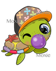Turtle Bubblegum Decal & Acrylic Blank COMBO