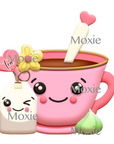 Tea Cup Decal & Acrylic Blank COMBO
