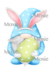 Blue Easter Gnome Decal & Acrylic Blank COMBO
