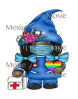 Medic Nurse Gnome Decal & Acrylic Blank COMBO