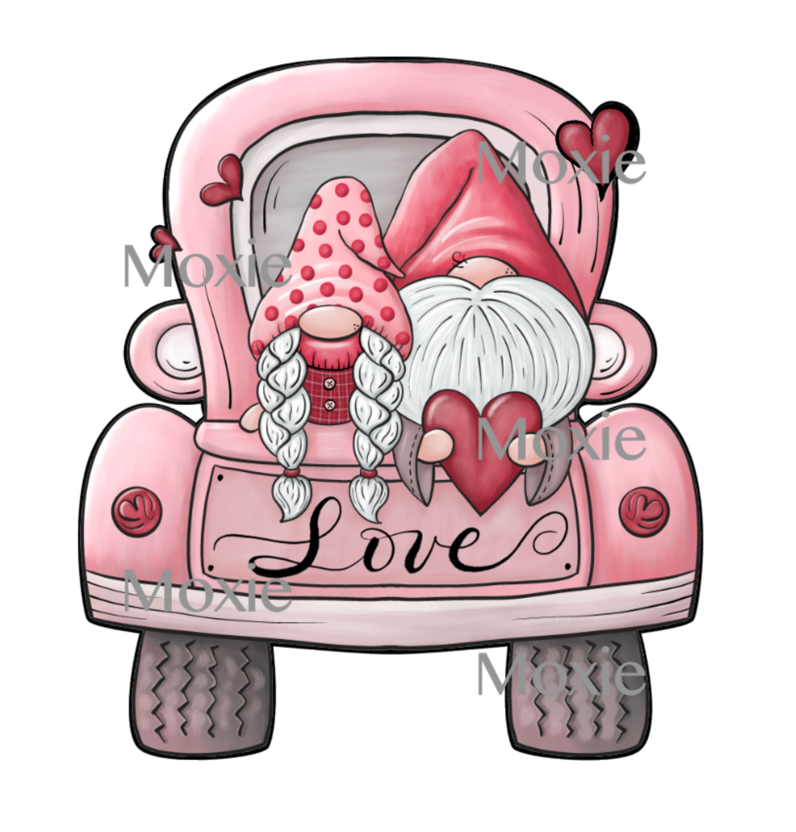 Monster Truck Valentine Stickers, Valentine's Day Stickers, Personaliz –  The Label Palace