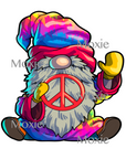 Hippie Gnome Decal & Acrylic Blank COMBO