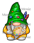 Artist Gnome Decal & Acrylic Blank COMBO