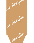 Crayon Shaped Plastic Acrylic Blank for personalized keychains