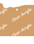 Oregon State Shape acrylic blank