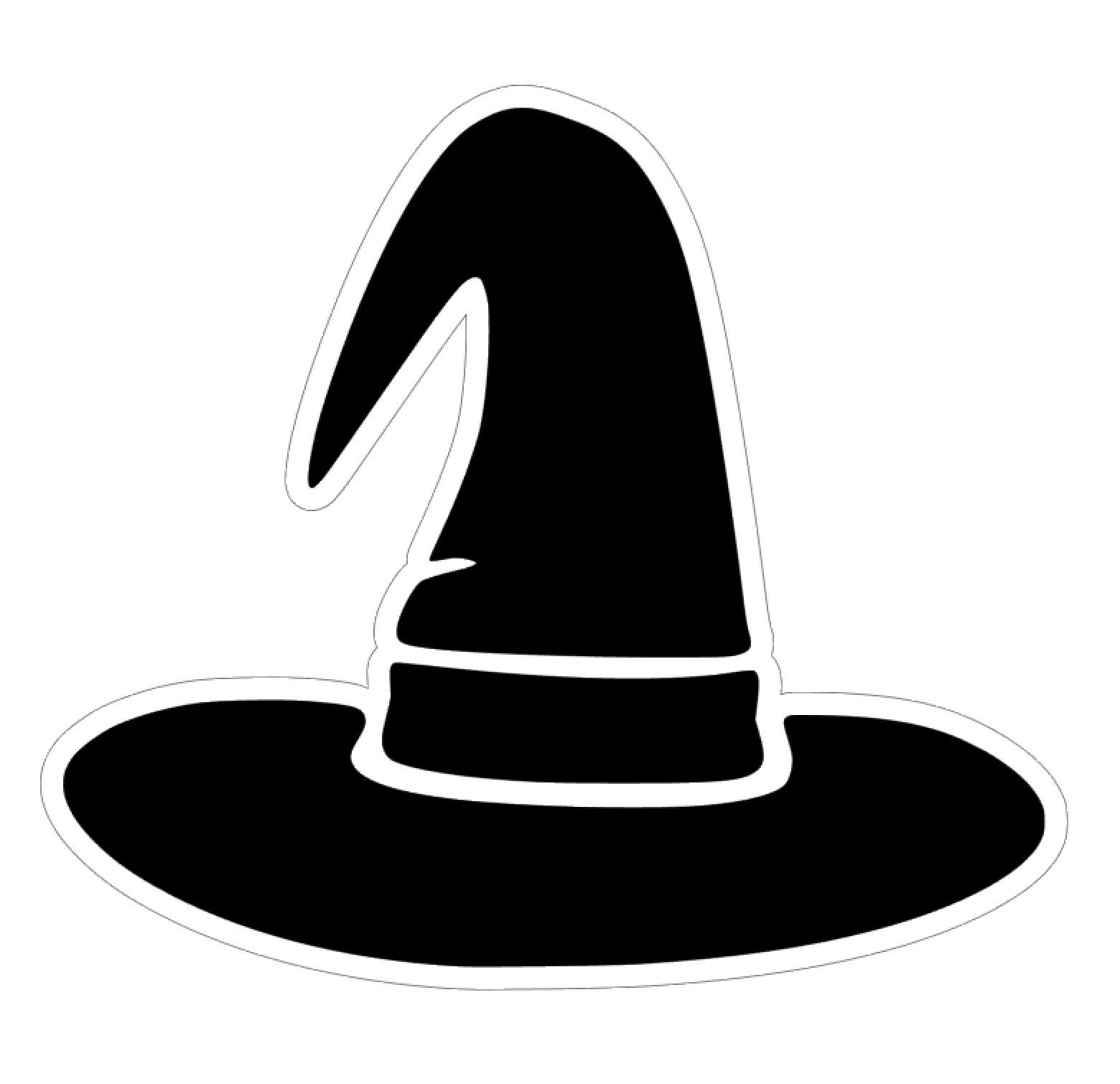 Witch Hat Acrylic Blank
