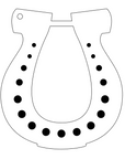 Lucky Horseshoe SVG for acrylic blank for keychains