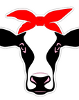 SVG design for cow bandana blank