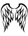 Angel Wings A Acrylic Blank