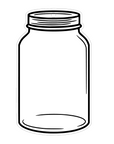 Mason Jar Acrylic Blank