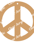 Peace Sign Acrylic Blank