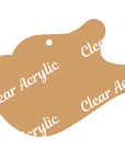 Dove Bird shape Acrylic Cut Out Blanks for keychains