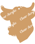 Heifer Cow Face Acrylic Blanks