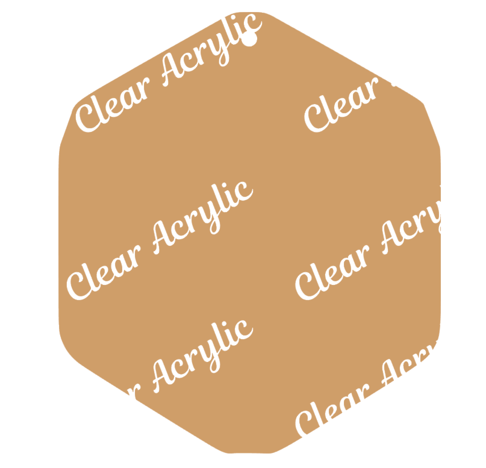 Dice Die Cube Acrylic Plastic Blank