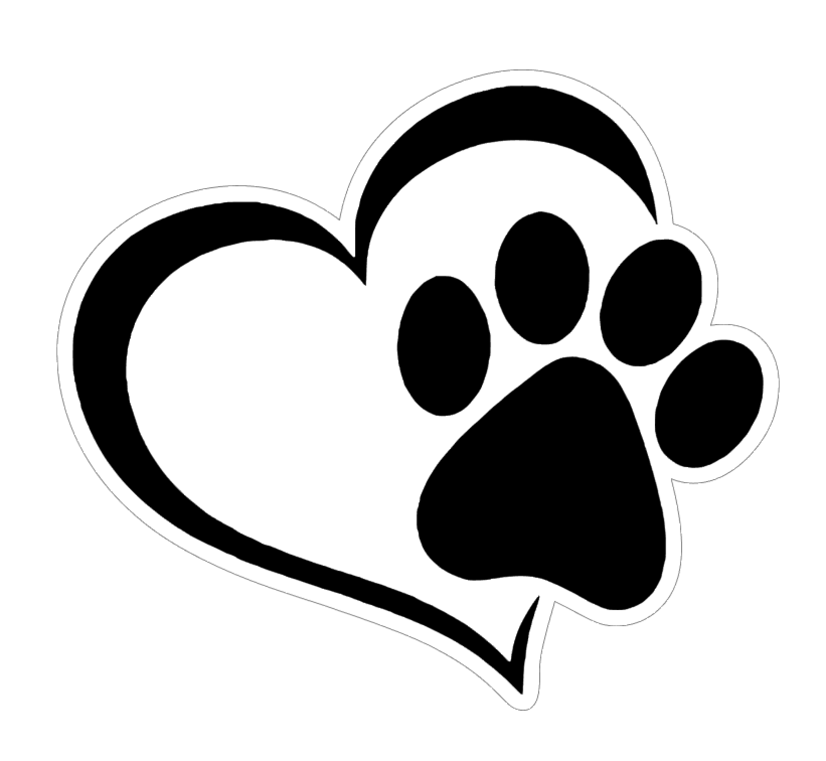 Paw print dog 2025