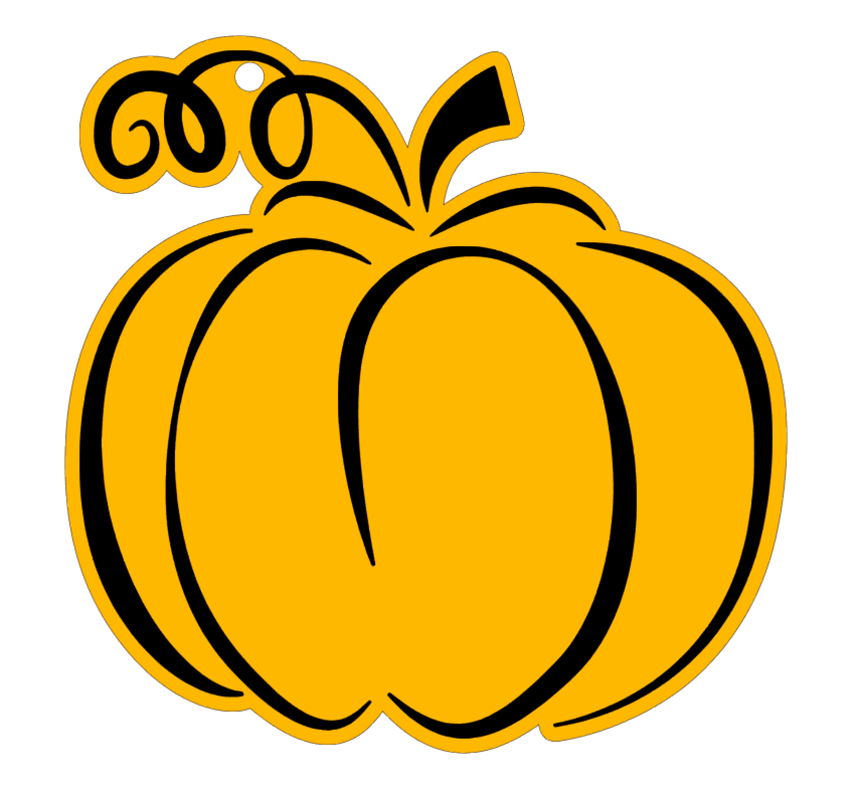 Pumpkin Acrylic Blank