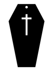 Coffin Acrylic Blank