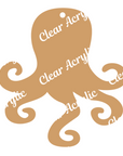 Octopus keychain blank