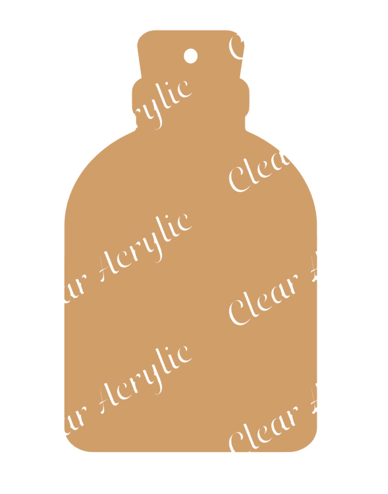 Poison Bottle keychain blank