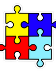 4 Autism Puzzle Pieces