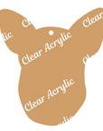 Chihuahua keychain blank