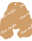 Cocker Spaniel Keychain blank