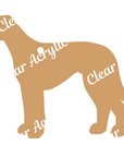 Greyhound Keychain Acrylic Blank