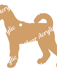 dog acrylic blanks for keychains