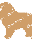 great pyrenees Acrylic blank for keychain
