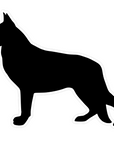 German Shepherd Profile Acrylic Blank