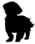 Shih Tzu Short Hair Profile Acrylic Blank