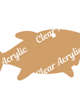 Shark Acrylic blank for key chains