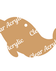 Cute dolphin acrylic blank