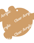 Cute Puffer Fish Acrylic Key chain Blank