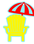 Beach Chair Acrylic Blank