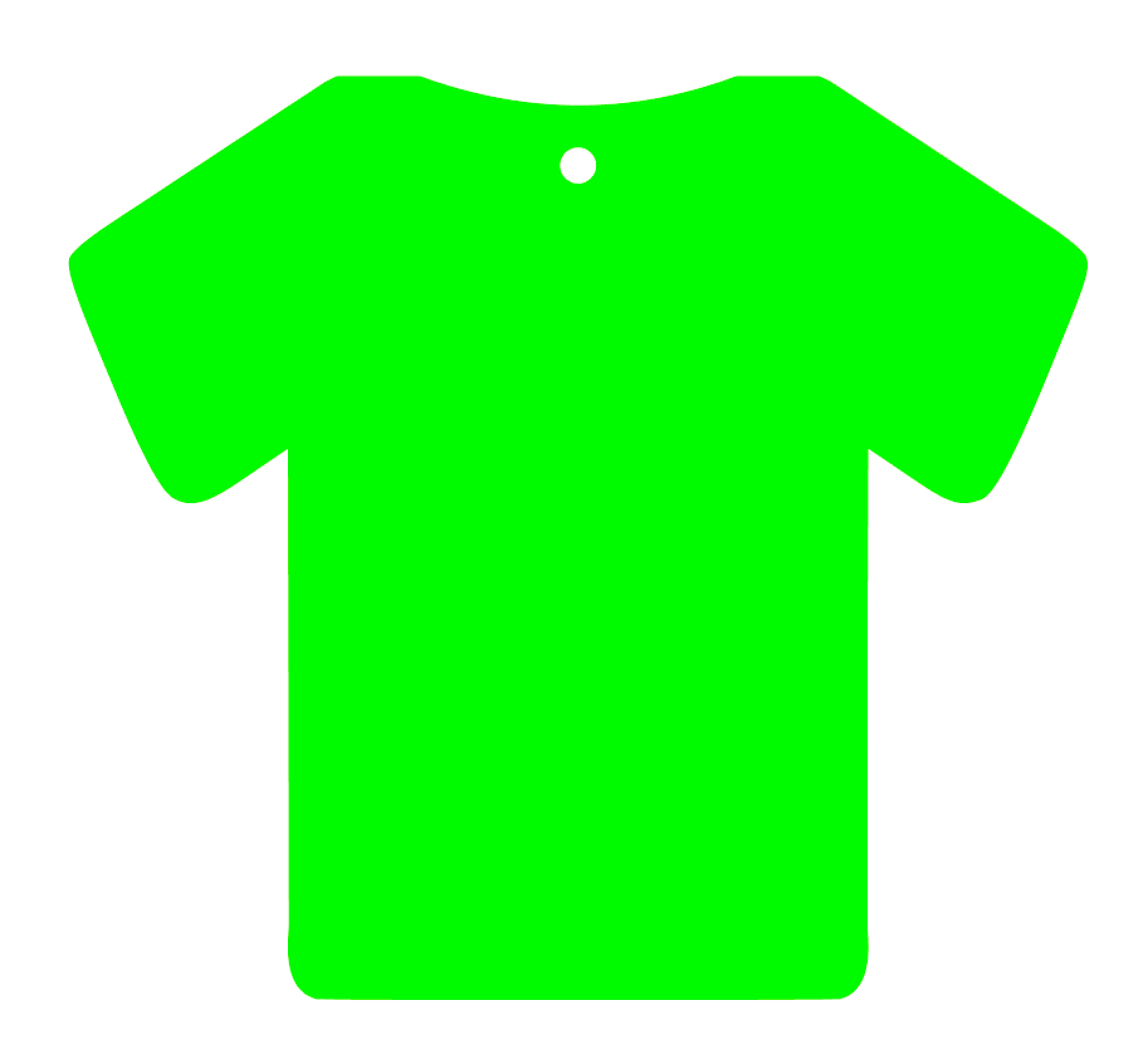 T Shirt Acrylic Key Chain Blank Moxie Vinyls