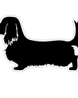 Long Haired Dachshund Profile Acrylic Blank