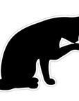 Cat Licking Paw Acrylic Blank