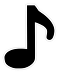Music Note Acrylic Blank