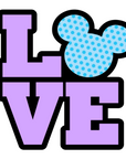 Love Mouse Ears Acrylic Blank