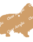 Shetland Sheepdog Profile Acrylic Blank