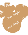 Peanut Allergy Alert Acrylic Blanks for Bag Tags