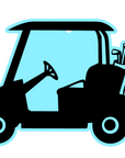 Golf Cart Acrylic Blank
