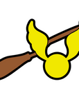 Snitch Broom Acrylic Blank