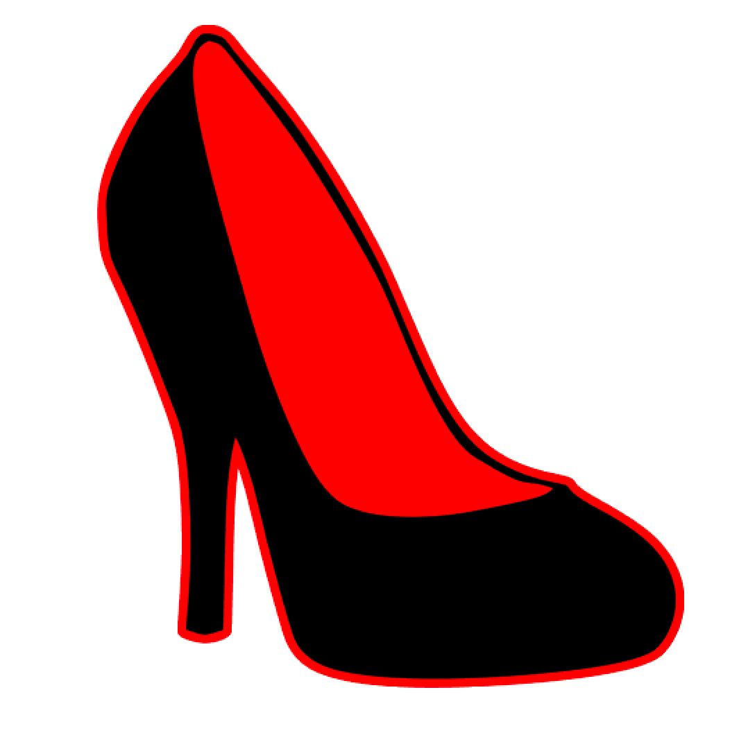 stiletto shoe template